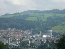 exklusive Stadt Dachwohnung , St. Gallen , Blick �ber die Stadt 